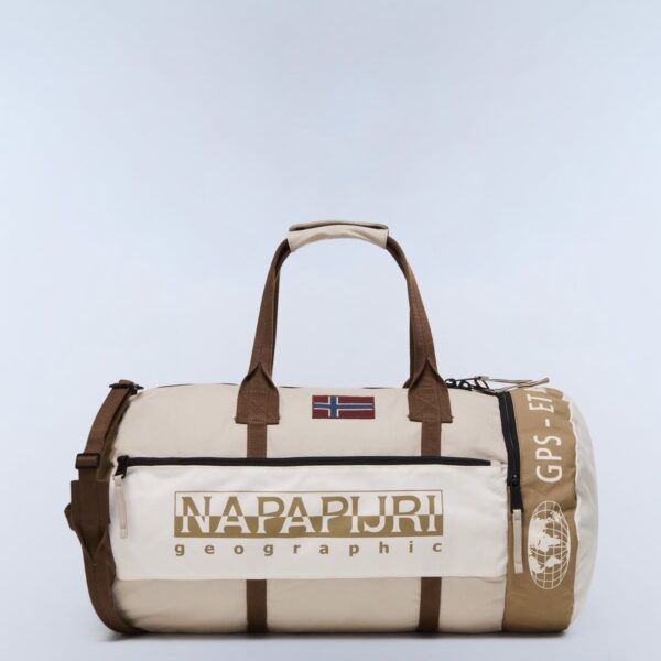 Borsa Da Viaggio Equator Beige Bianco su linait