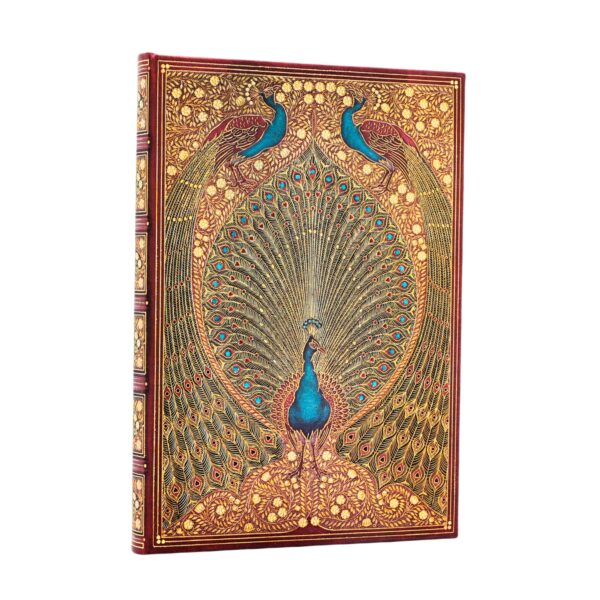 Paperblanks Taccuino Bianco Copertina Rigida 12x18cm I Pavoni di Hafiz su linait