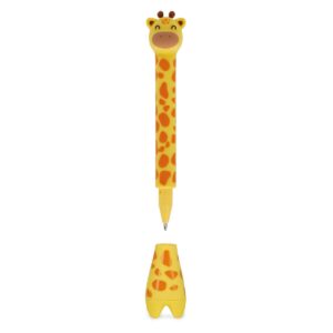 Penna a Sfera con Base- Stand-Ink Ovation Inchiostro Blu Giraffe su linait