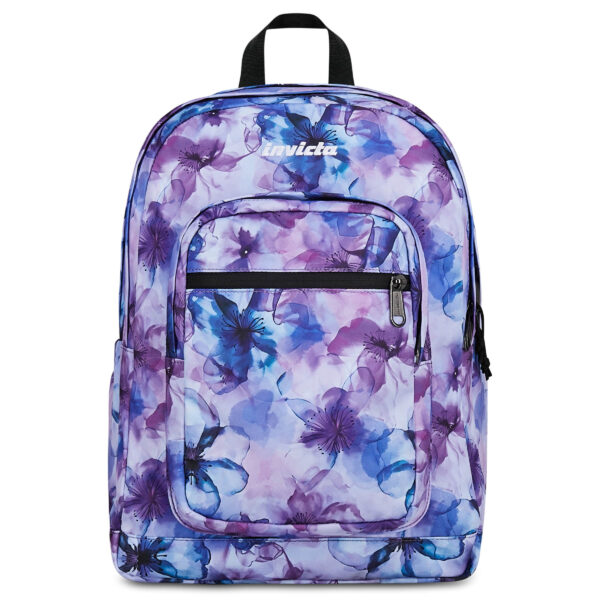 Zaino Maxi Capacità 38 Lt Invicta Jelek Fantasy Aqua Flowers su linait