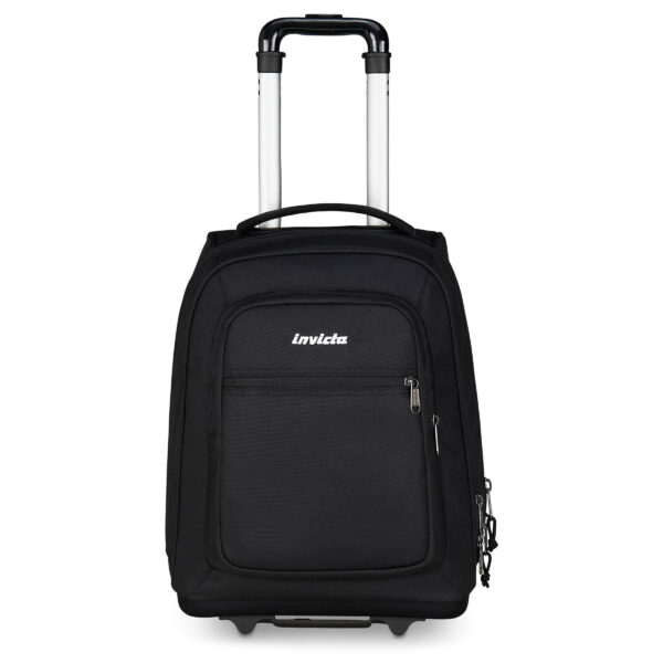 Trolley Scuola Maxi Capaictà Invicta Bump Jet Black su linait