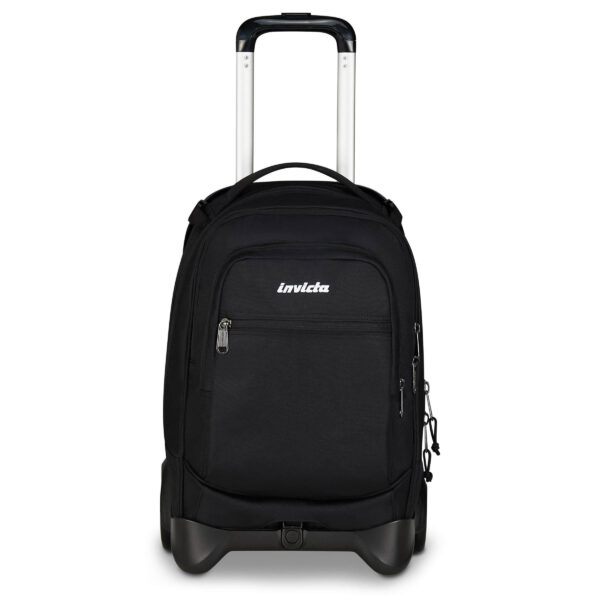 Trolley Invicta con Carrello Sganciabile Plain Jet Black su linait