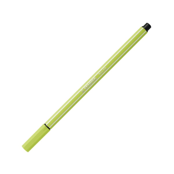 Pennarello Stabilo PEN68 Verde Lime #14 su linait