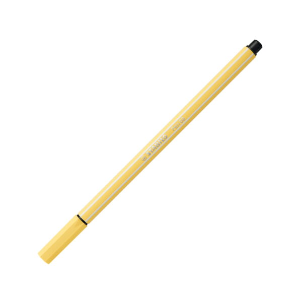 Pennarello Stabilo PEN 68 Giallo Chiaro #23 su linait