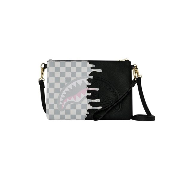 Pochette Sprayground CREAM CHECK SIDE DRIP su linait