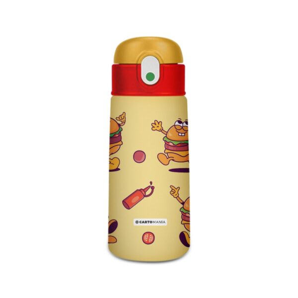 Borraccia Kid Cartomania Chill & Refill Linea Asilo Hamburger