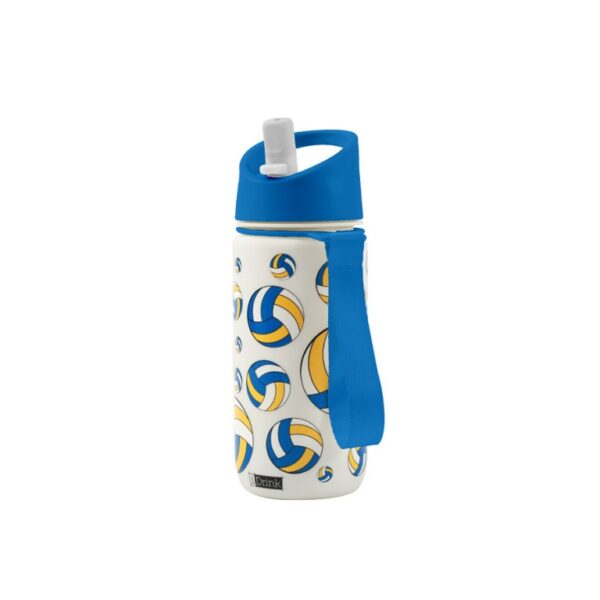 Borraccia Termica Kids In Acciaio Inox con Beccuccio 420 ml Volleyball