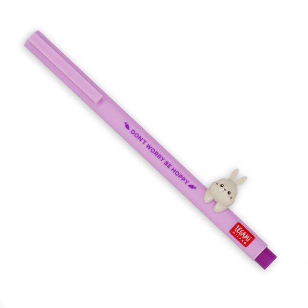 Penna Gel Bunny Lovely Friends Viola su linait