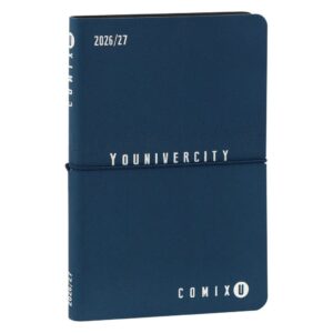 Comix U Younivercity Settimanale 2026/27 13 mesi datata Blu 12.5x18