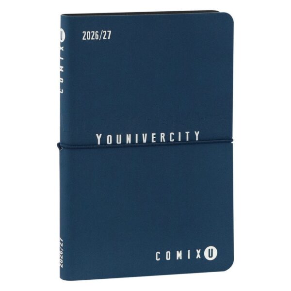 Comix U Younivercity Settimanale 2026/27 13 mesi datata Blu 12.5x18