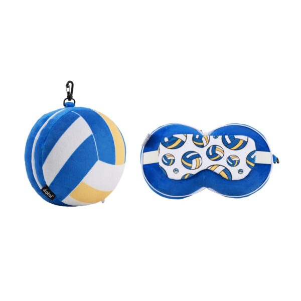 Cuscino da Viaggio con Mascherina da Notte Volleyball