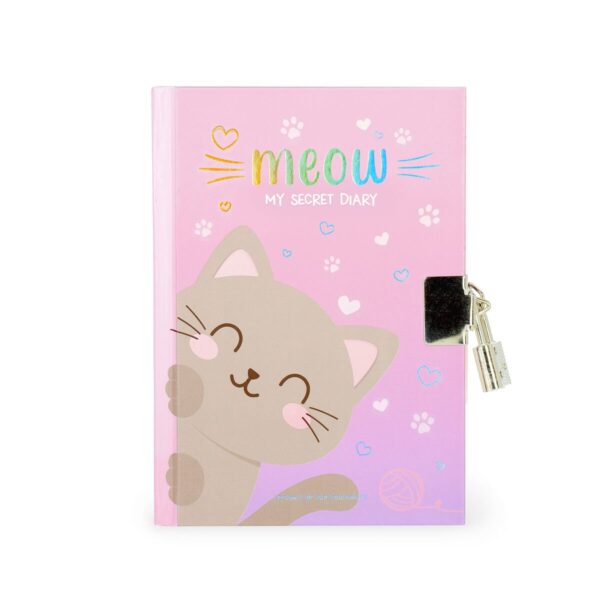 Diario Segreto con Lucchetto My Secret Diary KITTY su linait
