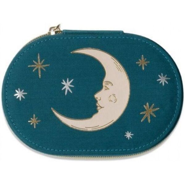 Designworks Oval Jewellery Case Teal Moon