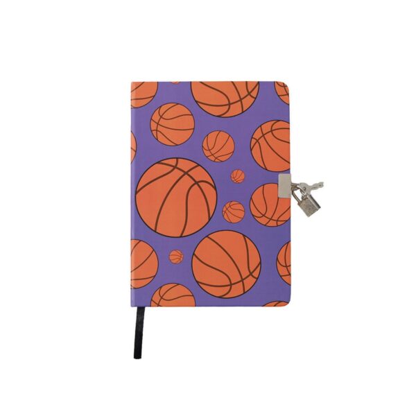 Diario Segreto con Lucchetto Basketball A5 96 Fogli 80gr