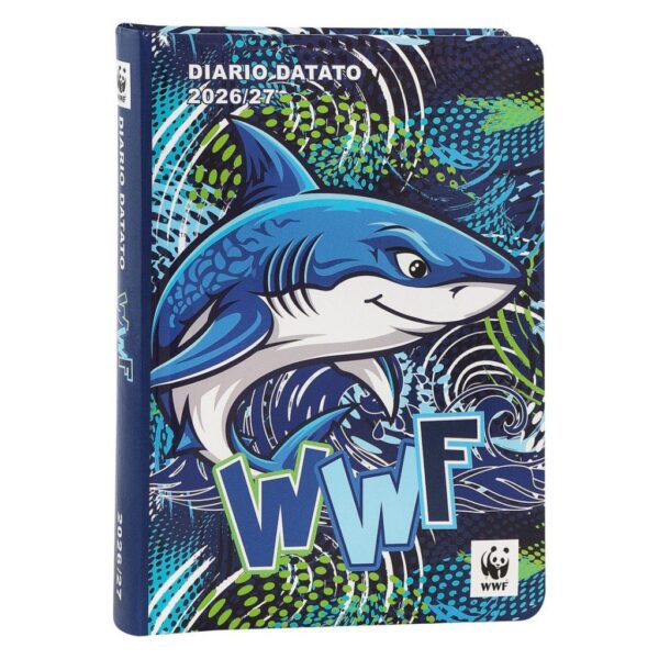 Diario WWF datato 2026/27 12 mesi Squalo 13