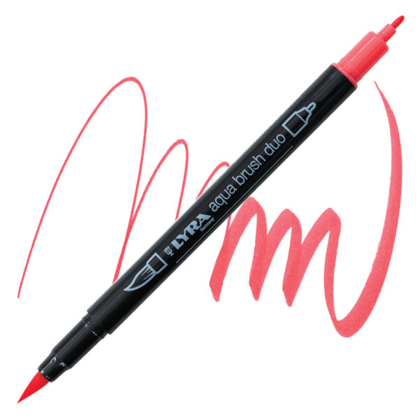 Aqua Brush Duo Lyra Rosso Permanente #020 su linait