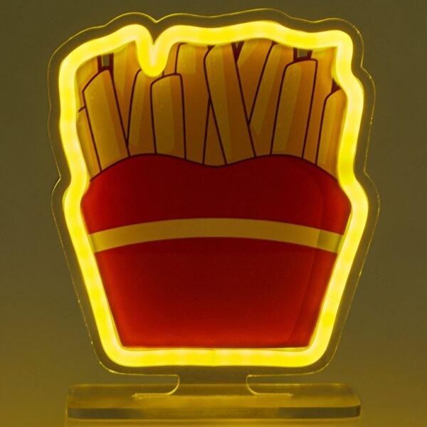 Lampada da Tavolo Neon Fell At Home Food Patatine