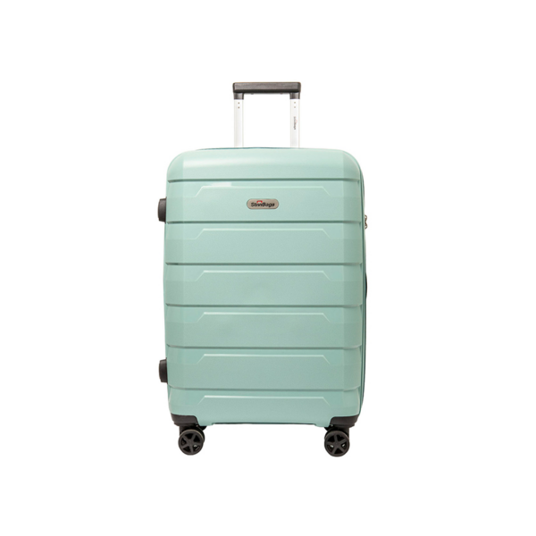 Trolley StiviBags Skye Cabina slim estensibile 4 ruote Verde Menta su linait