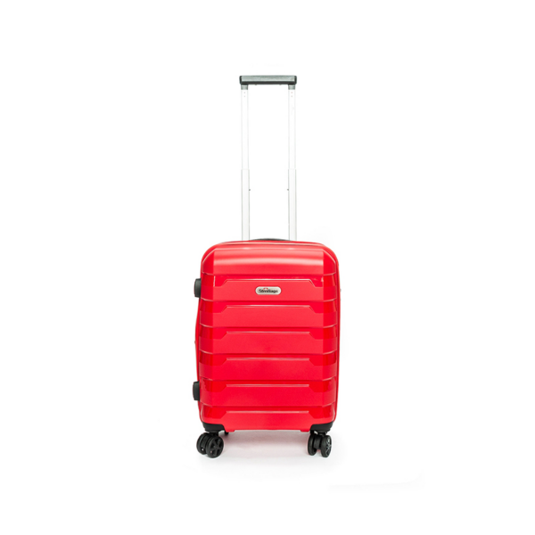 Trolley StiviBags Skye Cabina slim estensibile 4 ruote Rosso su linait
