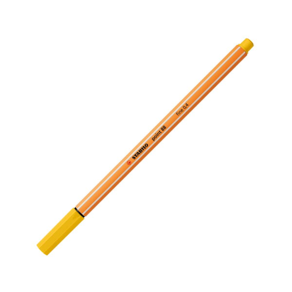 Penna fineliner - STABILO point 88 - Giallo #44