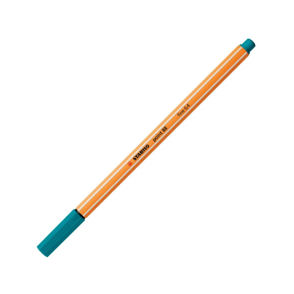 Penna fineliner - STABILO point 88 - Blu Turchese #51