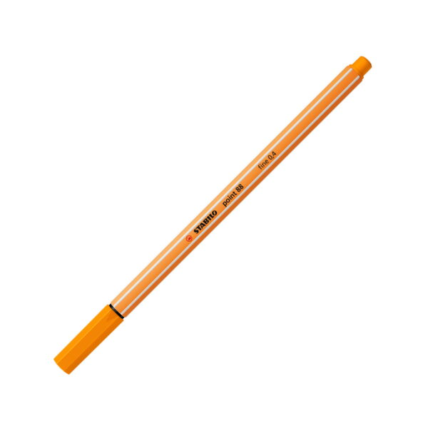 Penna fineliner - STABILO point 88 - Arancio #54