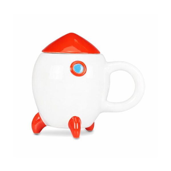 Tazza in Ceramica con Manico e Coperchio Chill & Refill Cartomania Space