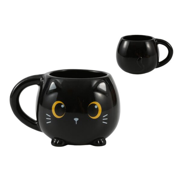 Tazza in Cermica Chunky Black Cat