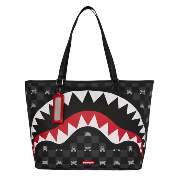 Sprayground Borsa Shopping GRAY PEEKING CHARACTER su linait