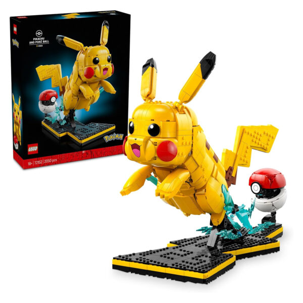 LEGO Pokemon Pikachu e Poké Ball su linait