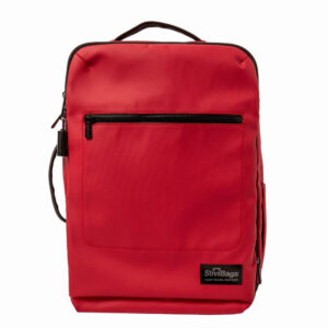 Zaino AIRCABIN in Tessuto Gommato Antipioggia 40x30x20 cm Rosso su linait