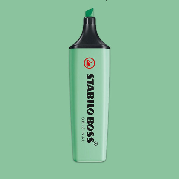 Evidenziatore - STABILO BOSS ORIGINAL PASTEL - Verde Menta