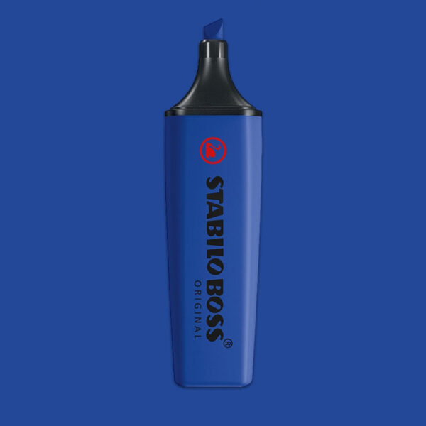 Evidenziatore Stabilo Boss NatureColors Wildflowers Blu Elettrico