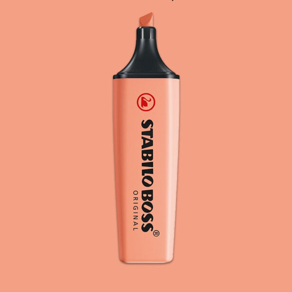 Evidenziatore - STABILO BOSS ORIGINAL PASTEL - Rosa Pesca