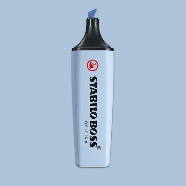 Evidenziatore - STABILO BOSS ORIGINAL PASTEL - Azzurro Ghiaccio