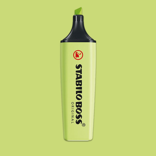 Evidenziatore - STABILO BOSS ORIGINAL PASTEL - Lime
