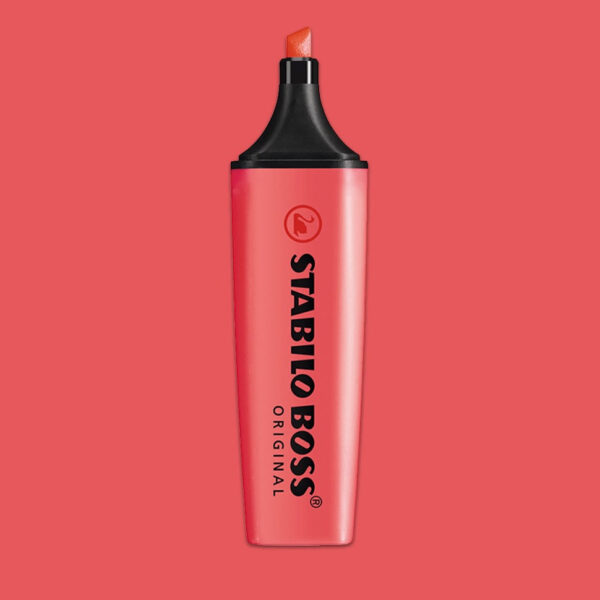 Evidenziatore - STABILO BOSS ORIGINAL - Rosso