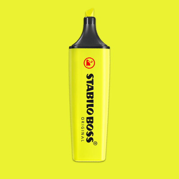 Evidenziatore - STABILO BOSS ORIGINAL - Giallo