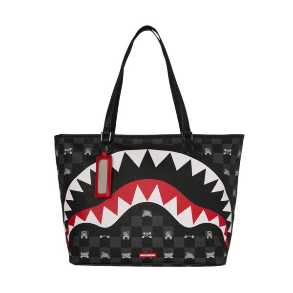 Sprayground Borsa Shopping GRAY PEEKING CHARACTER