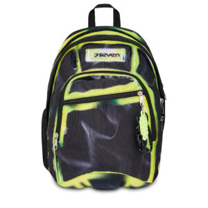 Zaino Dual Seven SHADOWS OF COLOR Nero Giallo su linait