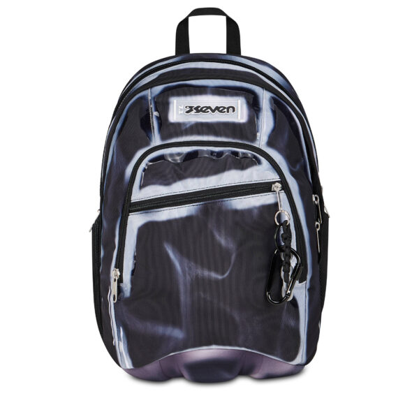 Zaino Dual Seven SHADOWS OF COLOR Nero Grigio su linait