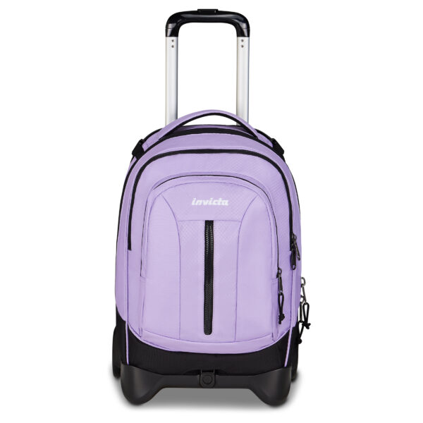 Trolley Invicta Scuola PLUG LED Lilla su linait