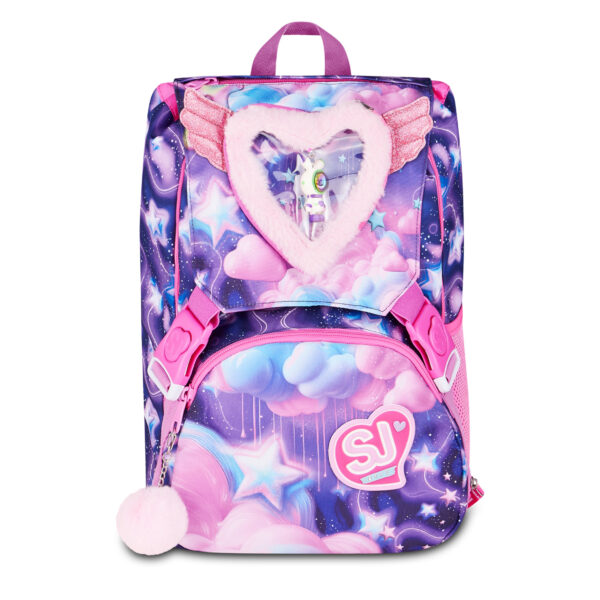 Zaino Sdoppiabile Grande Sj Gang FLUFFY PINK GIRL su linait