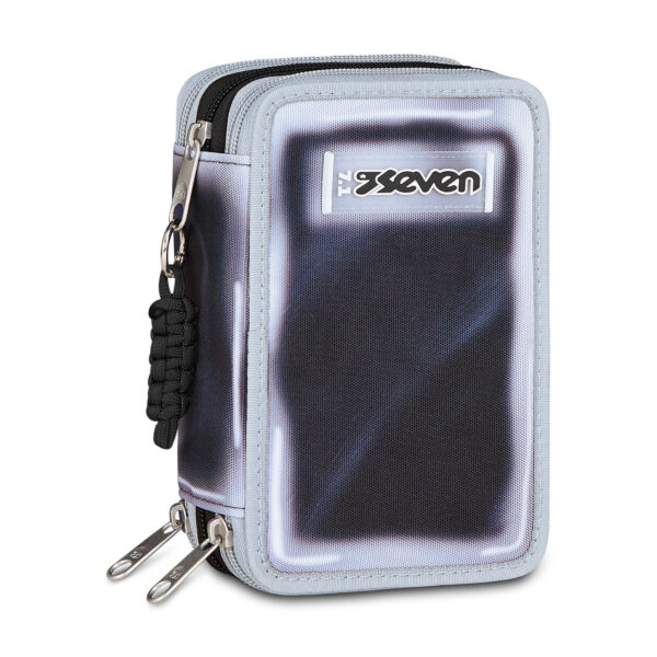 Astuccio Seven 3 ZIP completo SHADOWS OF COLOR Nero Grigio su linait