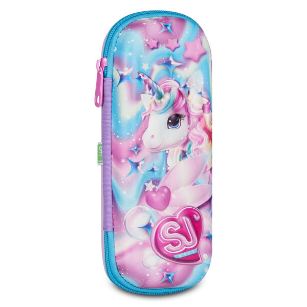 Astuccio Bustina 3D Sj Gang GLOW LED UNICORN GIRL su linait