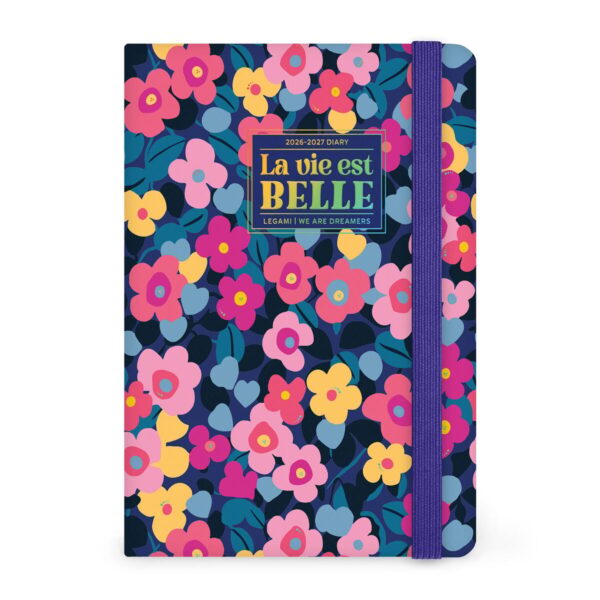 Agenda 16 Mesi Settimanale Legami Medium Con Notebook 2026/2027 Flowers su linait