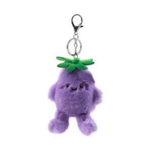 ITotal Portachiavi Peluche Con Moschettone Ellie Eggplant