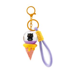 Portachiavi Ice Cream Black Cat