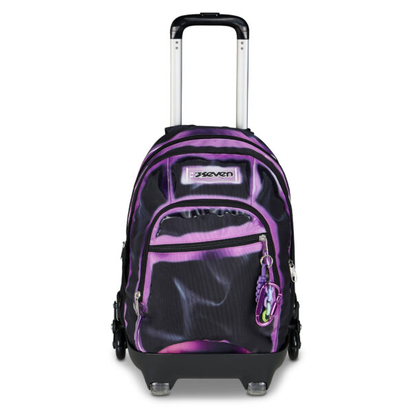 Trolley Jack 8 Ruote COMBY Detach Seven SHADOWS OF COLOR Nero Viola su linait