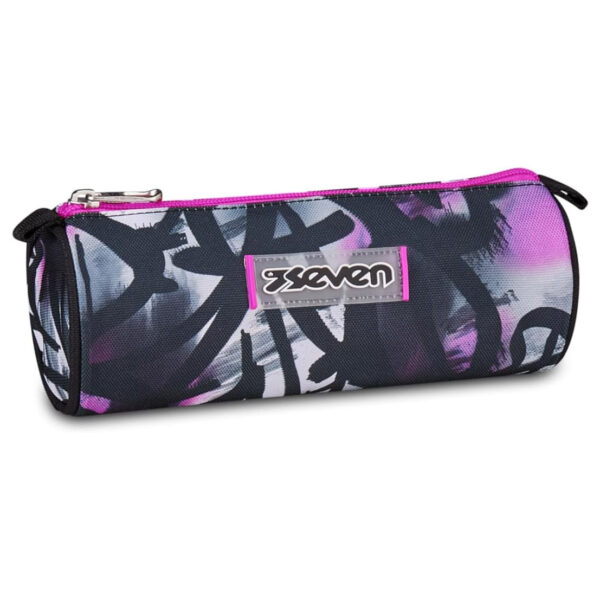 Astuccio Tombolino Seven Fluo Fuxia Bambine e Ragazze fucsia/nero su linait